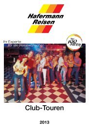 Club-Touren - Hafermann-Reisen