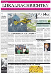 Ausgabe 21-2007 (PDF) - Berliner Lokalnachrichten