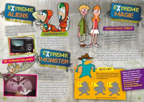 Phineas und Ferb - Disney XD - Spiele tolle Games! Super Videos ...