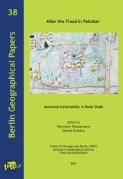 After the Flood in Pakistan 38 Berlin Geographical Papers - Freie ...