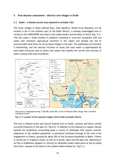 After the Flood in Pakistan 38 Berlin Geographical Papers - Freie ...