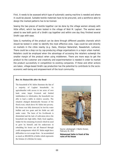 After the Flood in Pakistan 38 Berlin Geographical Papers - Freie ...