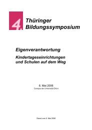 4. Thüringer Bildungssymposium