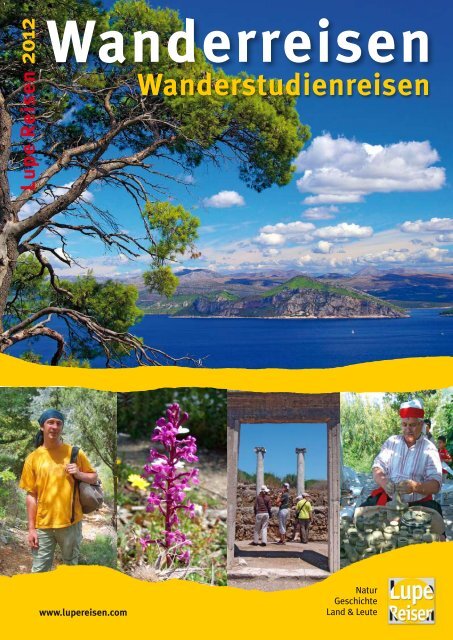 Katalog Gruppenreisen 2012 - Lupe Reisen