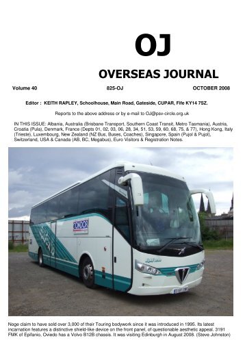 oj overseas journal - The PSV Circle Website