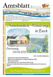 Naturkundliche Wanderung in Ensch - Verbandsgemeinde Schweich