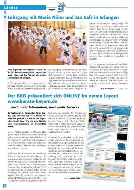 Weltmeisterschaft - Chronik des deutschen Karateverbandes
