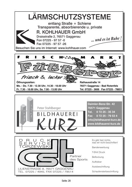 Ausgabe Juni 2011 Werbung - FVR News