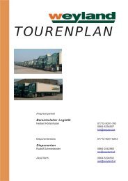 TOURENPLAN