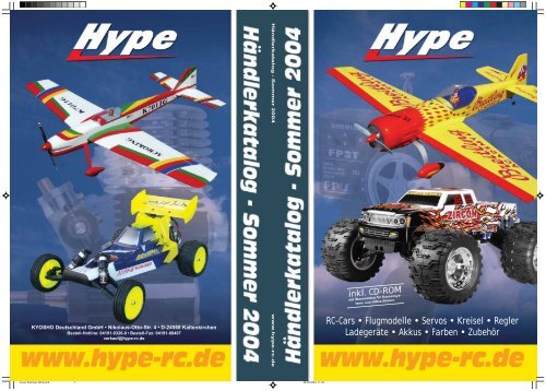 RC-Cars • Flugmodelle • Servos • Kreisel • Regler ... - Hype