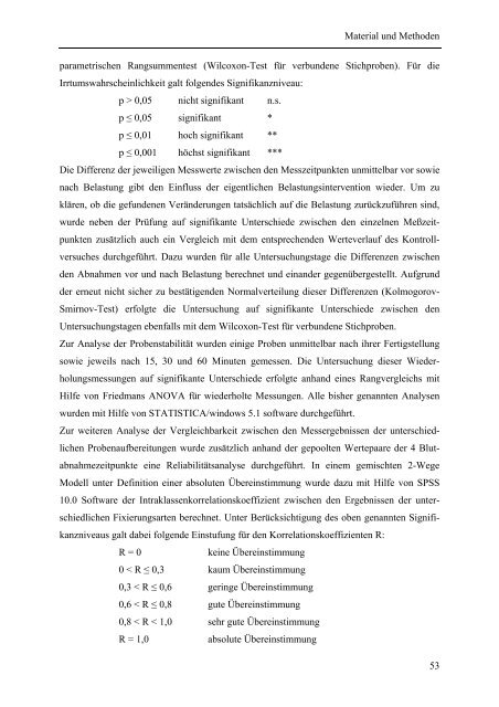 Belastungsinduzierte Veränderungen von Thrombozyten ...