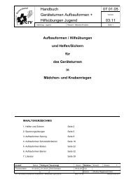 Handbuch 07.01.05 Geräteturnen Aufbauformen + Hilfsübungen ...