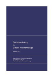 4. Betriebsanleitung für Simson-Fahrzeuge