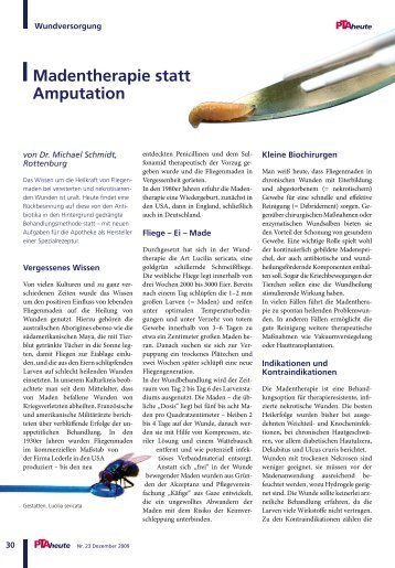 .Madentherapie statt Amputation - Werner Sellmer