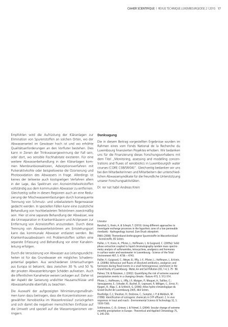 cahier scientifique revue technique luxembourgeoise