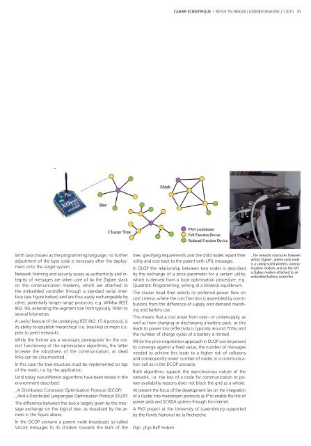 cahier scientifique revue technique luxembourgeoise