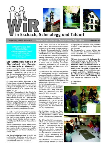 WIR KW 10/2012 - Stadt Ravensburg | Startseite