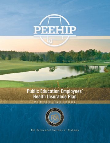 PEEHIP Member Handbook - The Retirement Systems of Alabama