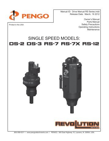 Drive Manual RS Series.indd - Pengo