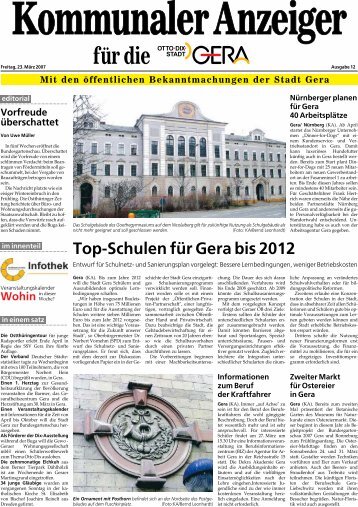 Ausgabe 12 - Stadt Gera