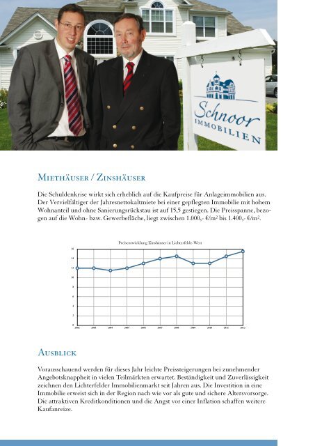 Marktbericht 2012 Lichterfelde-West - Schnoor Immobilien