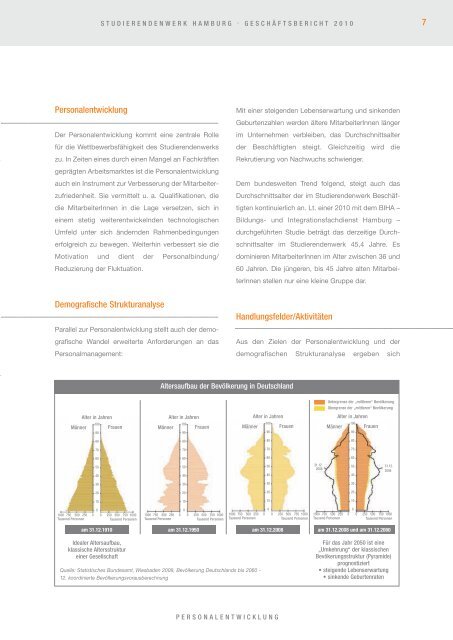 Geschäftsbericht 2010 - Studierendenwerk Hamburg