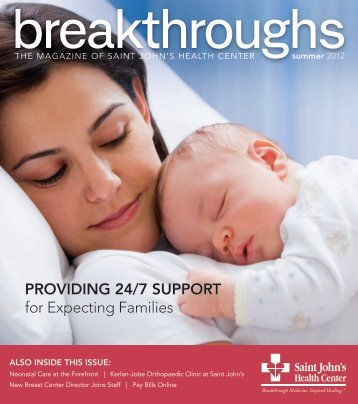 Breakthroughs Summer 2012 - Saint John's Health Center