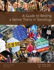 A Guide to Writing a Senior Thesis in Sociology - WJH Home Page ...