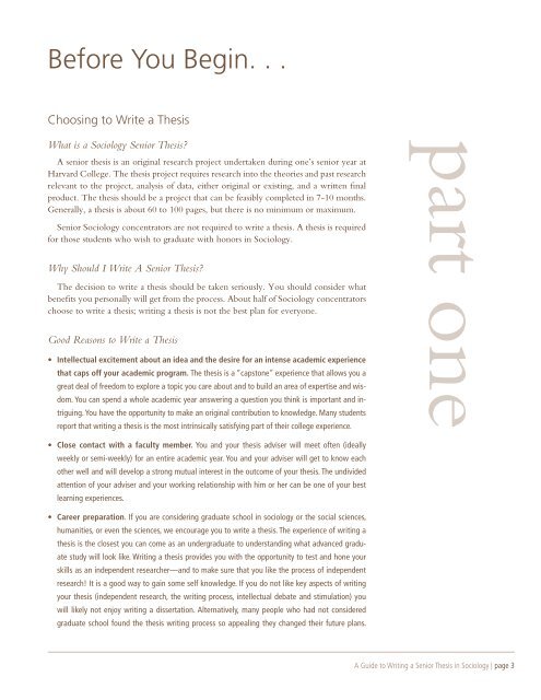 A Guide to Writing a Senior Thesis in Sociology - WJH Home Page ...