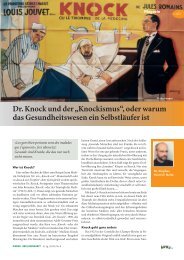 Dr. Knock und der „Knockismus“, oder warum das ...