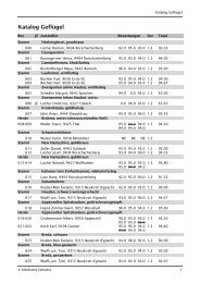 Katalog Geflügel - KGZV Rorschacherberg