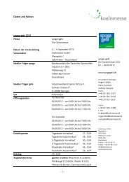 Daten Fakten spoga+gafa 2012