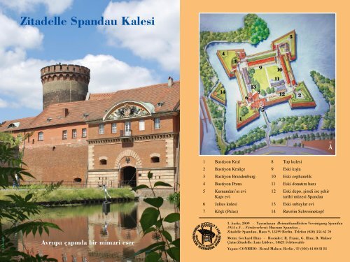 Zitadelle Spandau Kalesi - Heimatkundliche Vereinigung Spandau ...