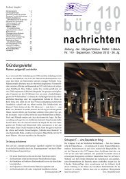 BIRL Bürgernachrichten Nr. 110 - Satzdatei v3.0 - Gruppe Lübeck 13