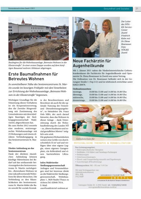 Vorschau: Jubiläumsfest „40 Jahre Großgemeinde“ am 11 ... - Zwettl