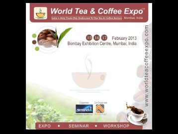 PowerPoint Presentation - World Tea & Coffee Expo