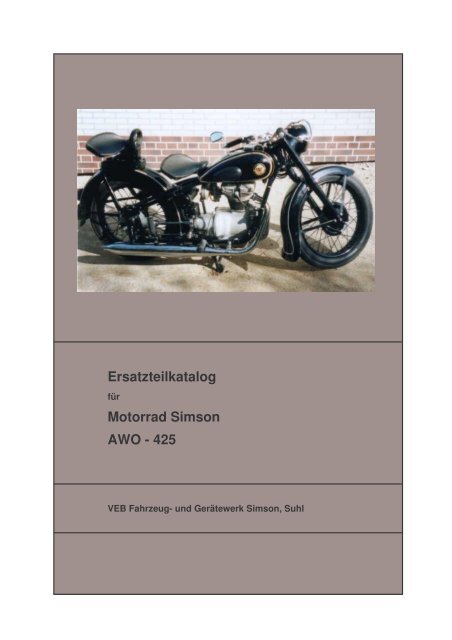 Kurbelwelle & Kupplung Für AWO 425 Sport » Bei MMM, Seite 3