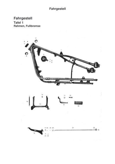 Ersatzteilkatalog Motorrad Simson AWO - 425