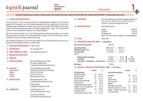 deutsch [PDF] - Logistik Journal