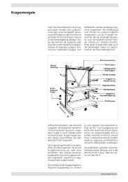 Kragarmregale - TABLA Regaltechnik