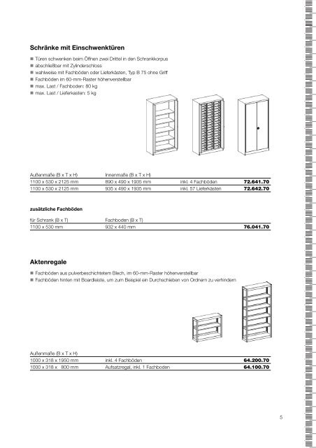 Schrank- und Regalsysteme. Von KARL. - Volta