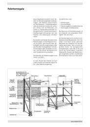 Palettenregale - TABLA Regaltechnik