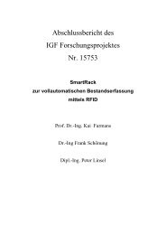 Abschlussbericht des IGF Forschungsprojektes Nr. 15753 - Die BVL