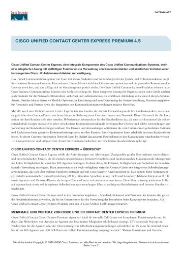 Cisco Unified Contact  Center Express Premium 4.5 - globits