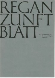 1981 Herausgegeben von der Landzunft Regan Regensdorf