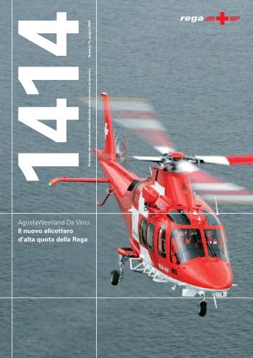 AgustaWestland Da Vinci: Il nuovo elicottero d'alta quota della Rega