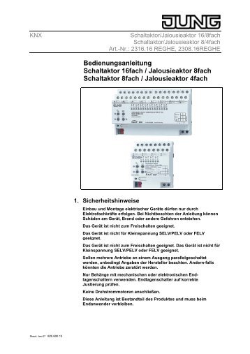 Bedienungsanleitung Funk-Präsenzmelder