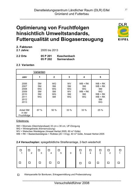 Versuchsfeldführer 2008.pdf - Obstbau - in Rheinland-Pfalz
