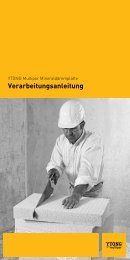 Verarbeitung von YTONG Multipor