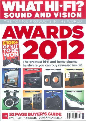 (Srpski) What HIFI 2012. nagrade - One Hi-Fi